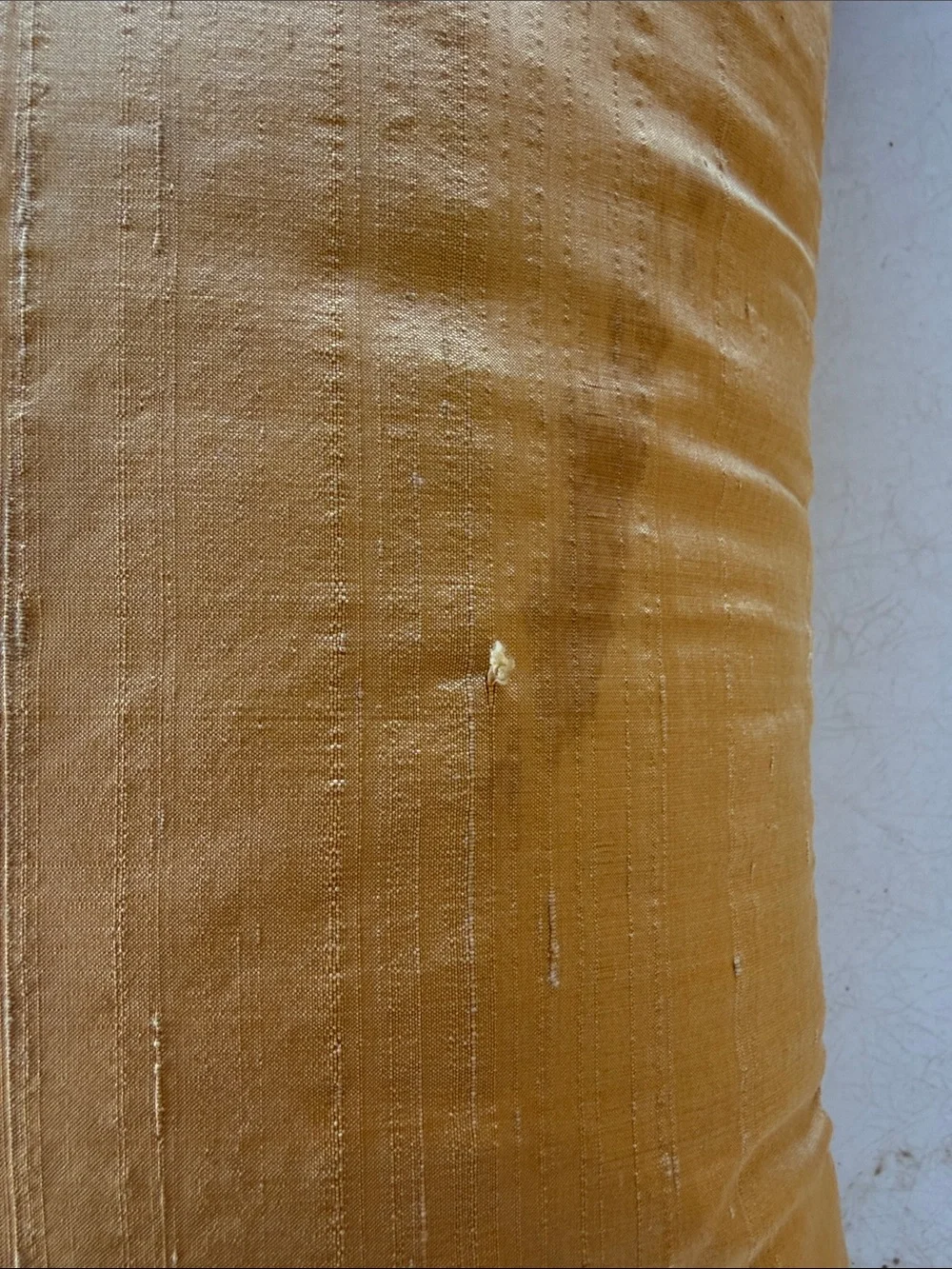 Set of Decorative Throw Pillow Covers in Gold and Burgundy